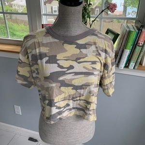 Camo crop top